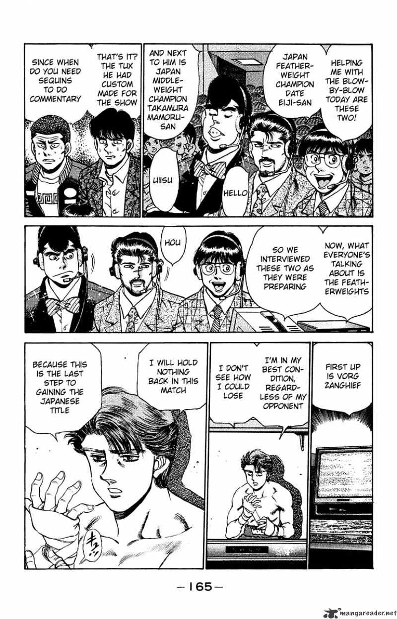 Hajime no Ippo: Fighting Spirit, Chapter 159 image 03